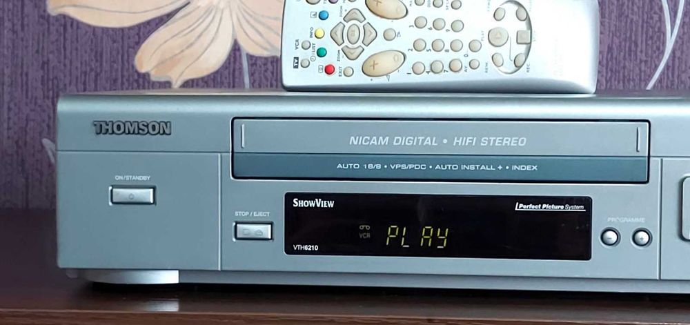 THOMSON Magnetowid HiFi Stereo 6-Głowic NTSC Polskie Menu