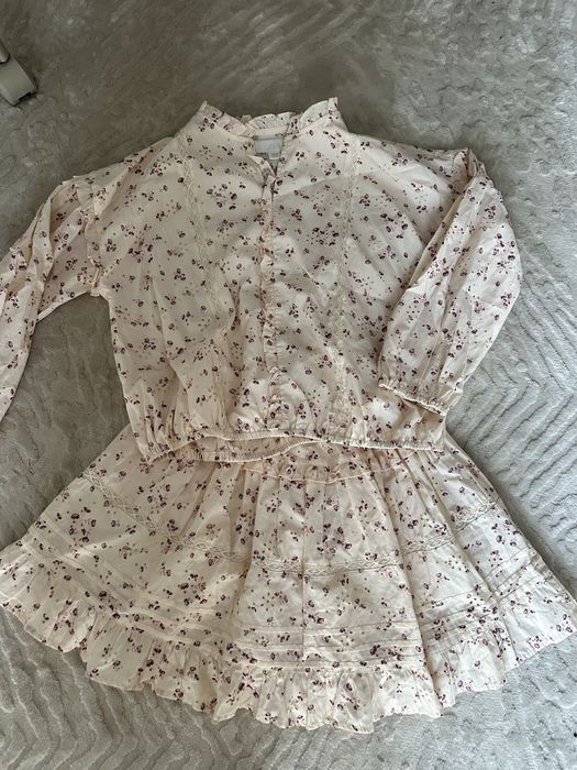 Блуза юбка zara комплект