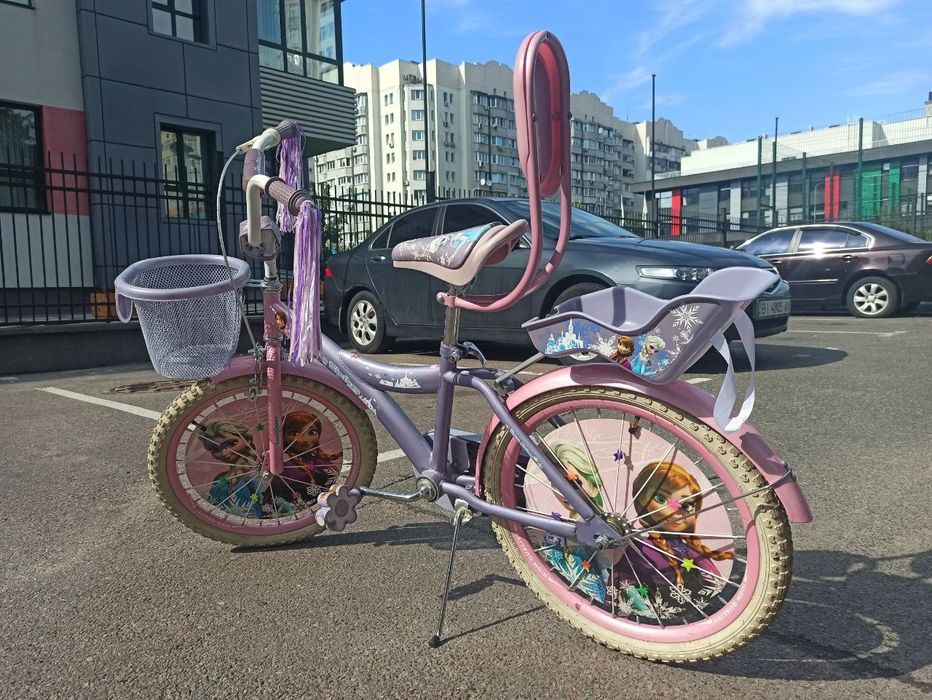 Велосипед детский для девочек. 20'. ICE FROZEN Холодное Сердце. Эльза.