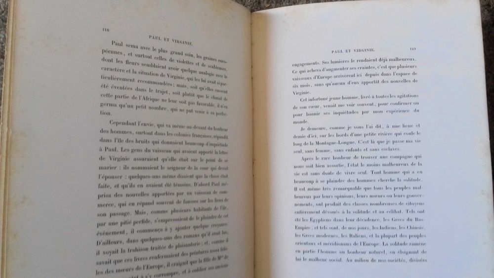 Paul et Virginie de St-Pierre/Leloir - 1887. 1a Edição de Luxo