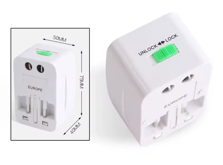 Перехідник універсальний для розеток Travel Universal Adapter