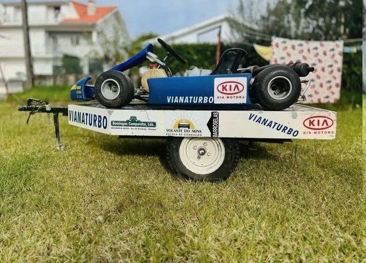Atrelado para kart - pronto a utilizar