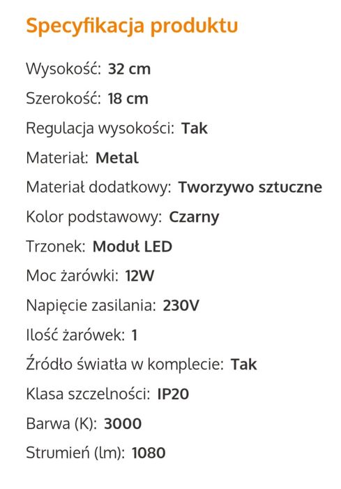 Sprzedam lampe wiszącą Eclipse Led