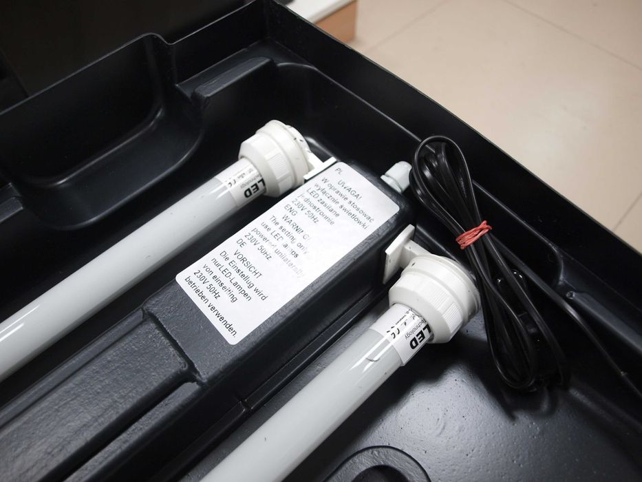 Pokrywa do akwarium prosta LED 100x40 LED 2x15W