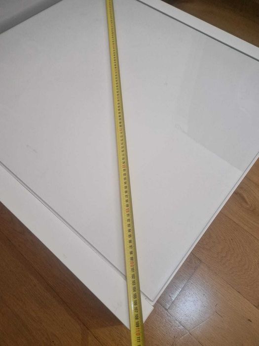 mesa de centro ikea branco com vidro