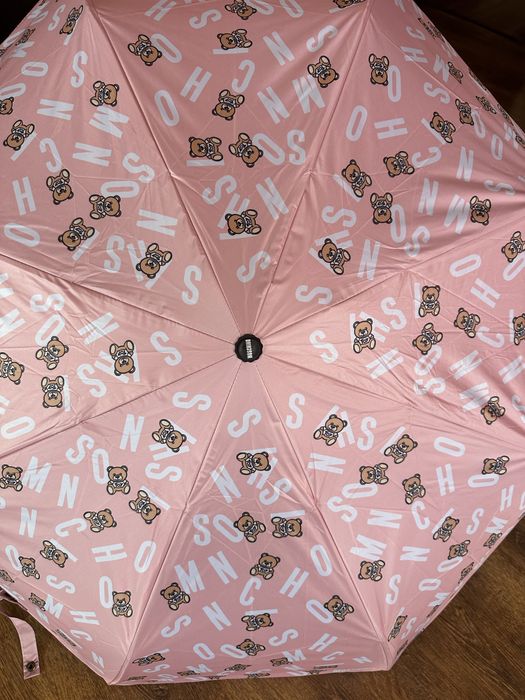 Parasolka automatyczna Moschino różowa
