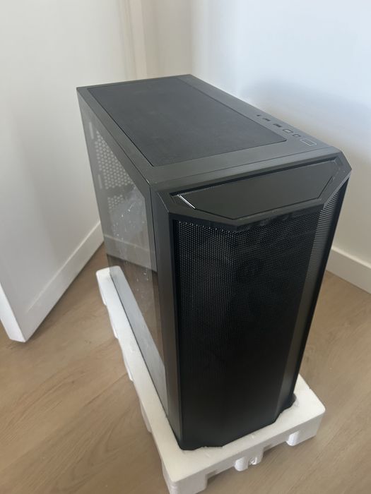 Caixa PC Gaming Lian Li Lancool 215 Preta Vidro Temperado e Cooler T Force Siren