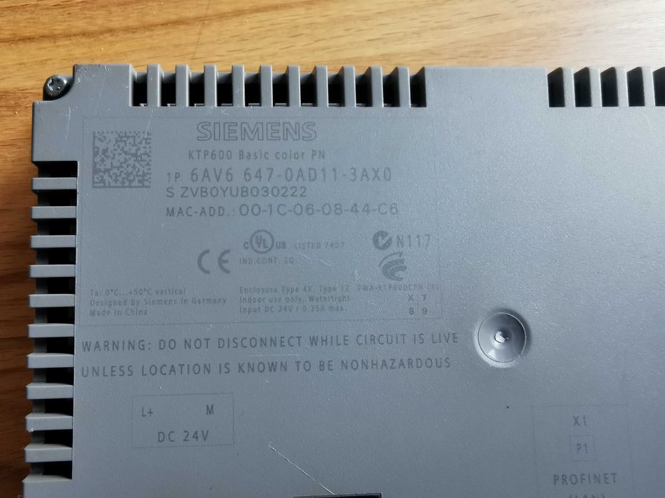 Siemens panel operatorski HMI 6av6 647 0ad11 3ax0