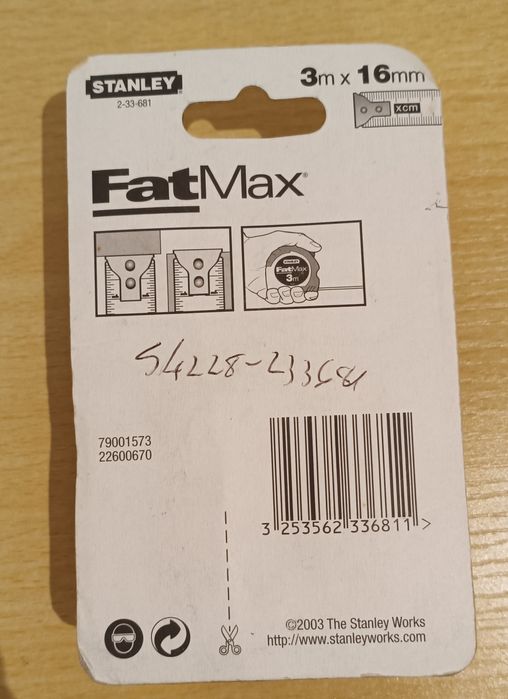 Fita métrica Stanley