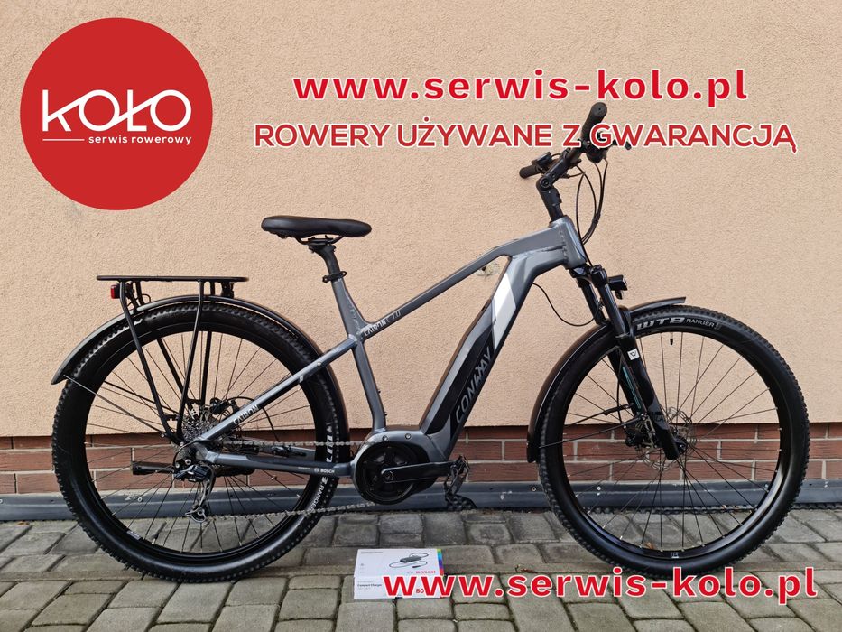 Rower elektryczny górski MTB CROSSOWY CONWAY koła 29 SHIMANO DEORE