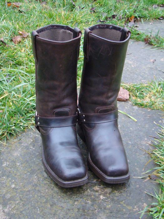 Кожаные МОТО сапоги REDCAR by KOCHMANN 42 - 43р. мотоботы CHOPPER
