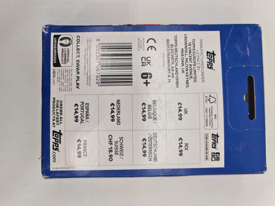 Colecção de cartões limitada UEFA EURO 2024 Megatin#1