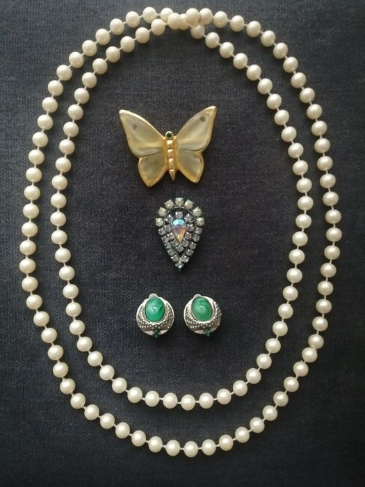 Lote de 4 joias vintage