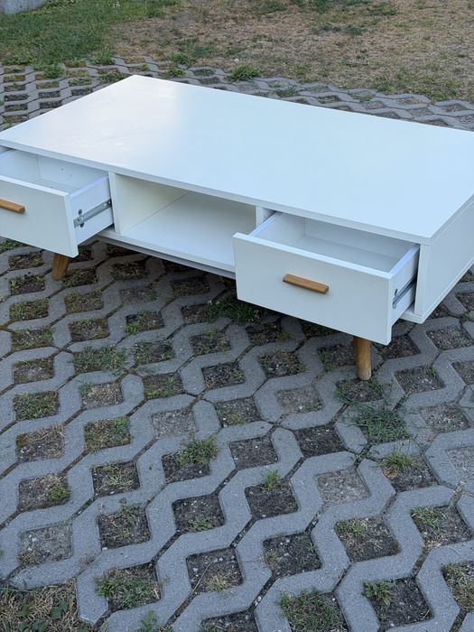 Biała lawa w stylu skandynawskim