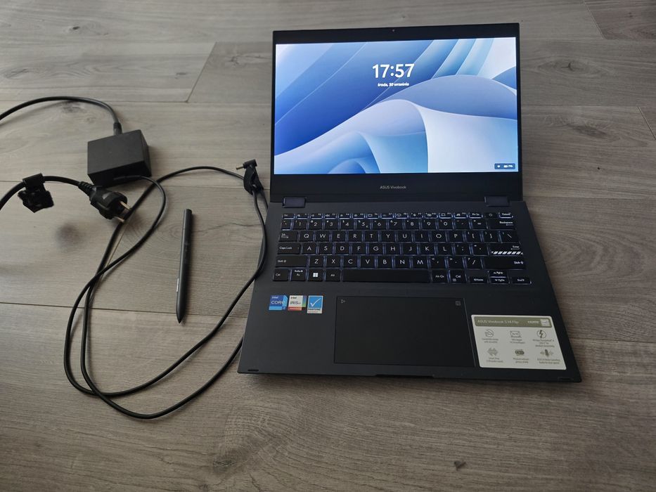 Dotykowy Laptop 2w1 ASUS Vivobook S 14 Flip TP3402ZA-KN063WA OLED 14" i7-12700H 16GB RAM 512GB Dysk SSD Win11 Niebieski