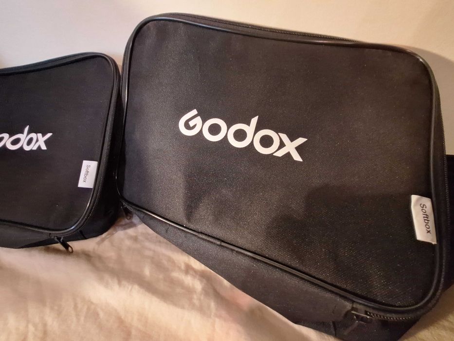 Softbox 60x60 cm com suporte de fixação suporte de Bowen (2 un.)