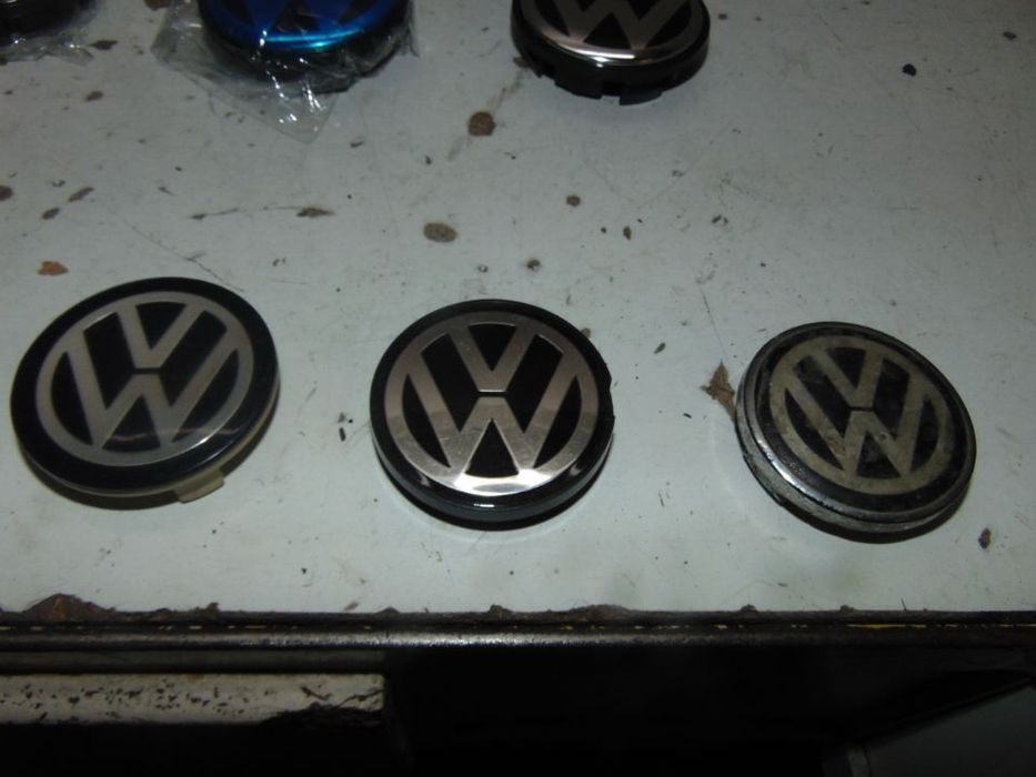 VW centros de jantes novos