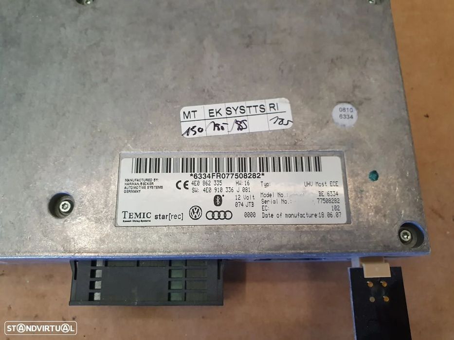 Módulo bluetooth Audi A5 3.0 tdi 8T coupe  4E086.2335  -  4E0910.336J