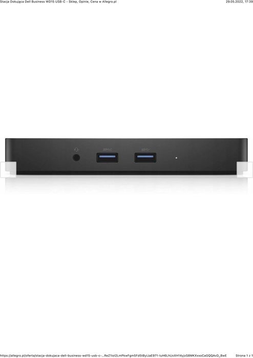 Stacja Dokująca USB-C Dell Business WD15 K17A001
