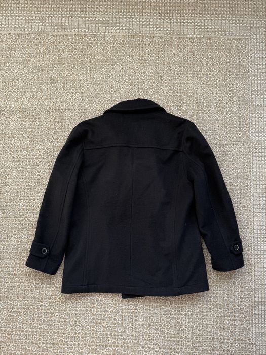 Sobretudo preto - lã - L