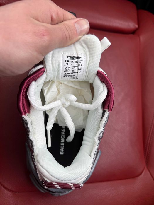 (БЕЗ ПЕРЕДОПЛАТИ) Balenciaga Runner Red White баленсіага ранер червоні