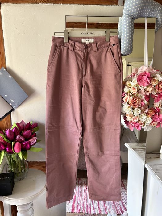 Spodnie Vans pudrowy róż liliowy 26 S