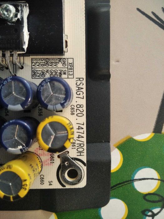 Placa Fonte de Alimentação Hisense referencia RSAG7.820.7474/ROH