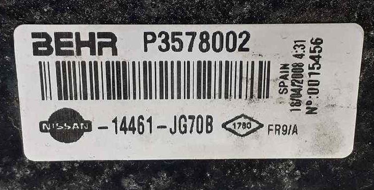 Radiador Intercooler Renault Koleos I Ref: 144613Uc0C