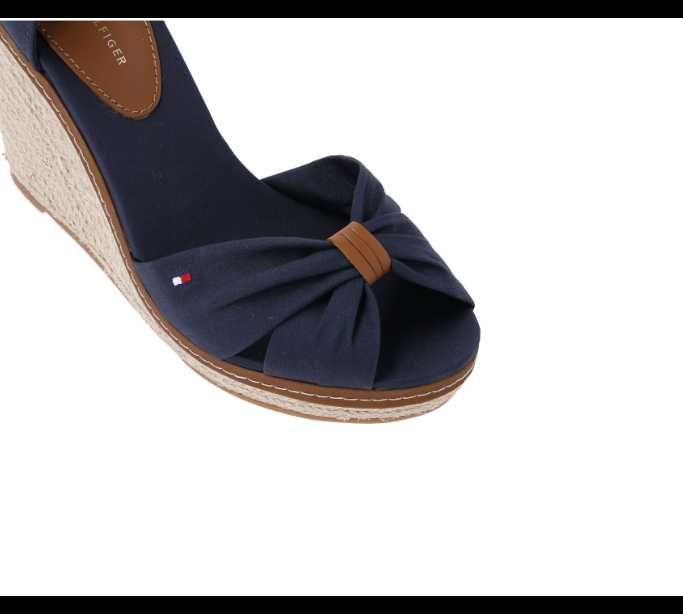Buty letnie Elena na Koturnie Thommy Hilfiger - Nr. 38 - NOWE