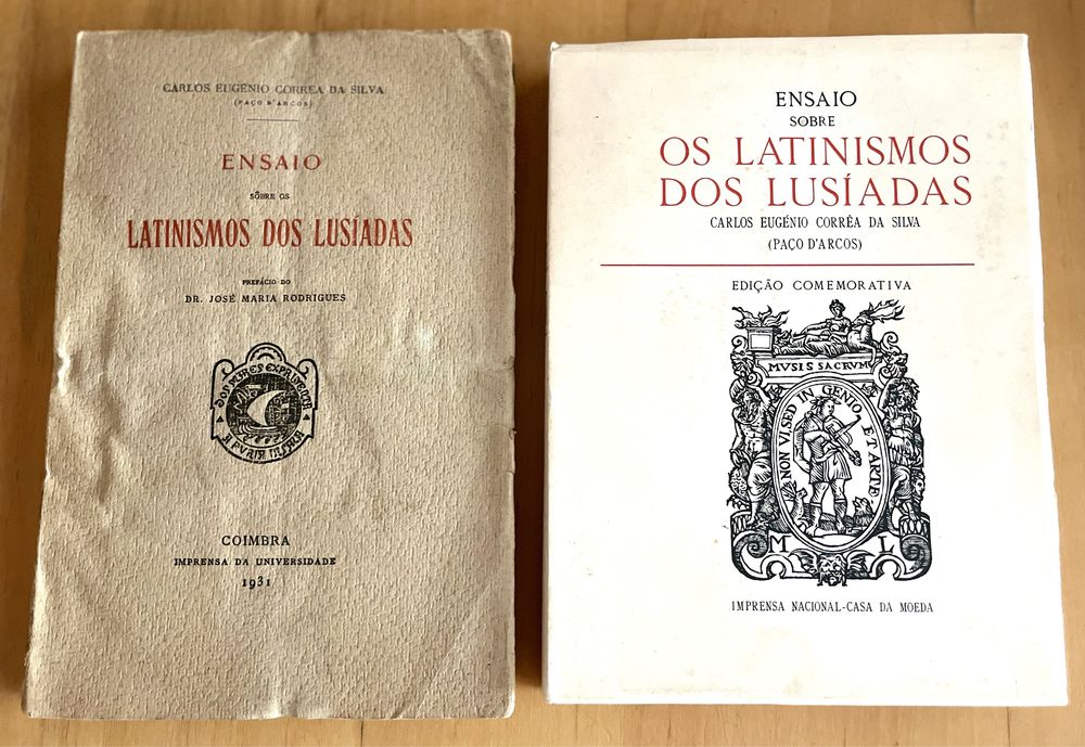 Ensaio sobre os Latinismos dos Lusíadas (1931 + 1972) – Conjunto