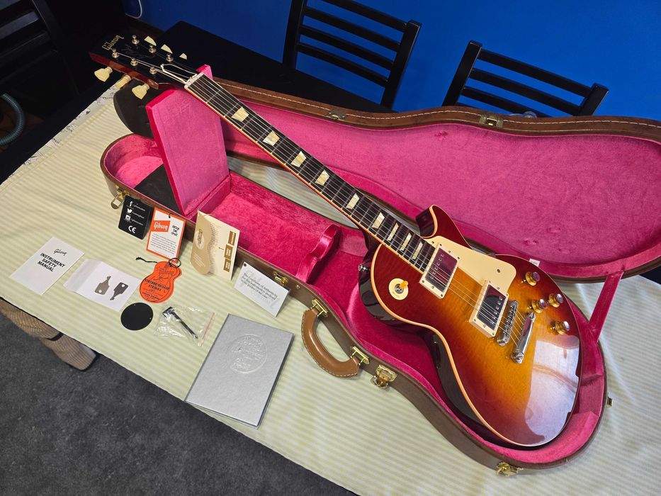 Gibson Les Paul 1960 Reissue 60 aniversário V3 Wide Tomato Burst