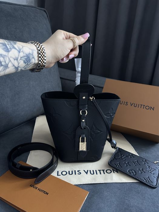 Сумка lv all in bb натуральна шкіра louis vuitton