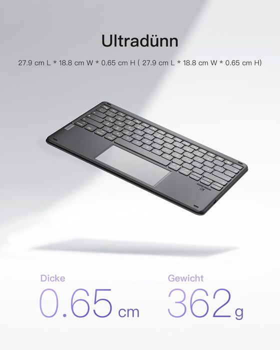 Klawiatura do tabletu Inateck z touchpadem KB01103