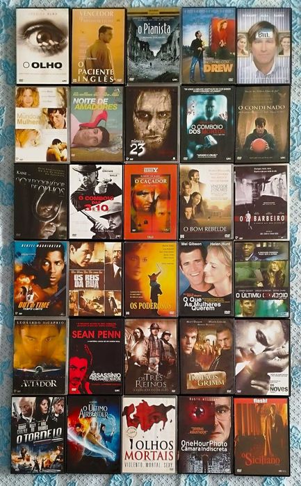 Lote DVDs e SERIES Originais, mais de 500..desde 0.30€