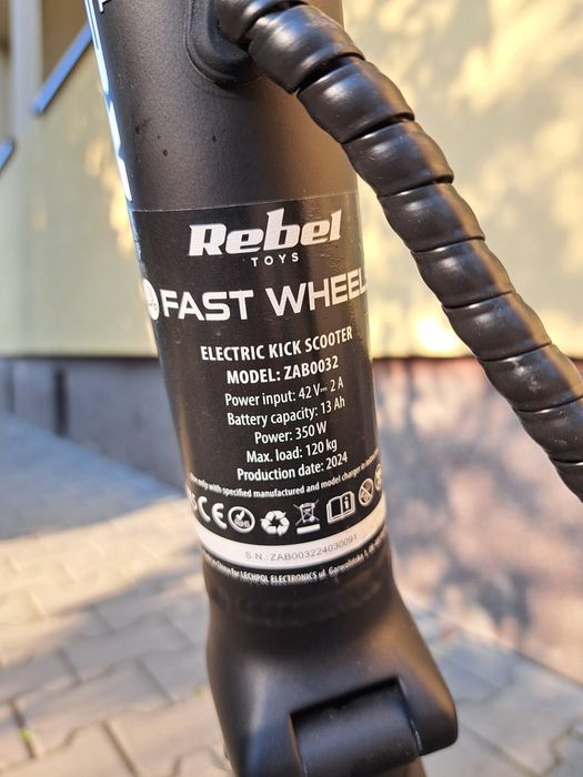 Hulajnoga Rebel wheels Gwarancja!!!