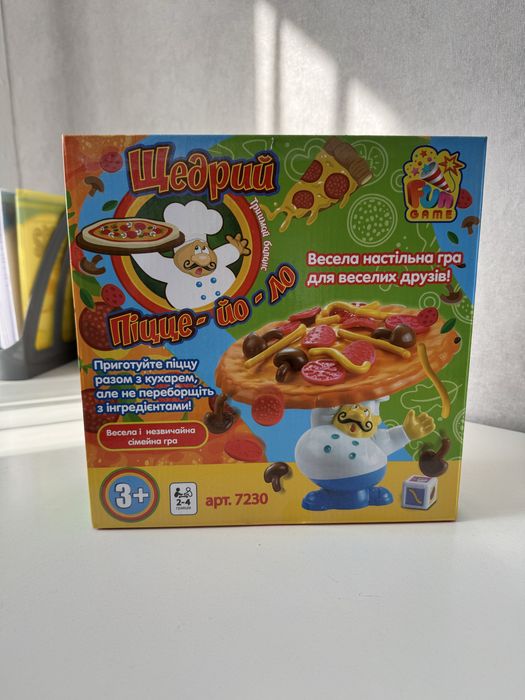 Настільна гра балансир для дітей піцце-йо-ло