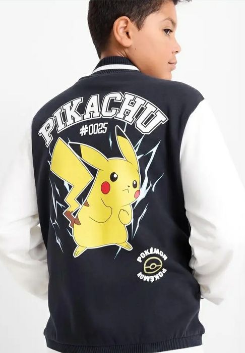 Нова  куртка бомбер Покемон Пікачу (Pokémon Pikachu) C&A р.176 ( підліткова/ унісекс)