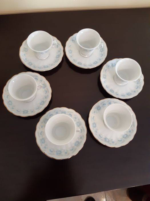 Conjunto de 6 chávenas café