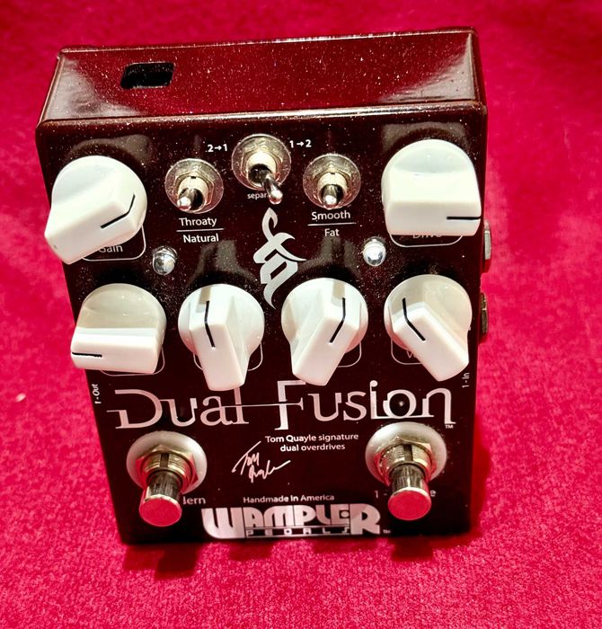 Wampler Dual Fusion Tom Quayle Signature Overdrive Pedal Guitarra