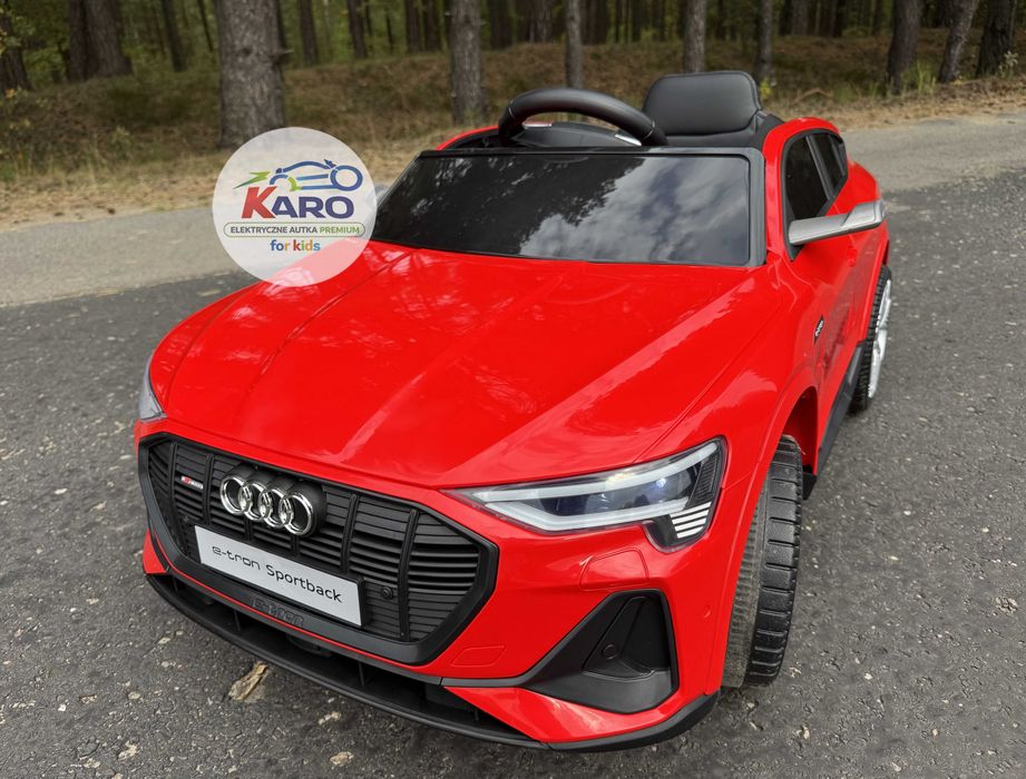 Audi E-Tron Sportback Auto Dla Dzieci 4x4 Na Akumulator 12V 7Ah LED EVA