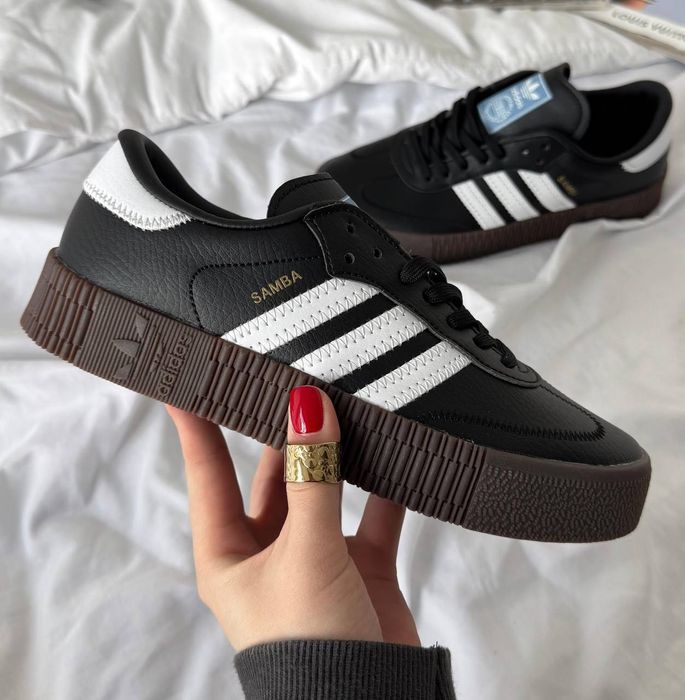 ХІТ ПРОДАЖ! Adidas Samba Black 36 37 38 39 40 41 адідас самба чорні