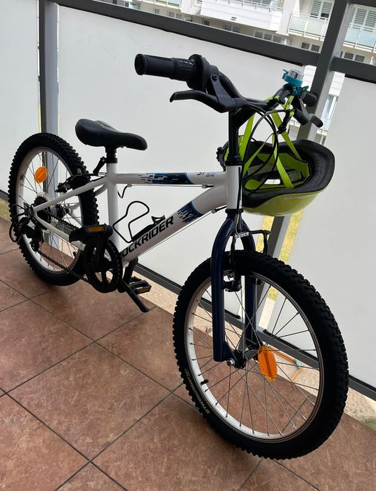 Rower ROCKRIDER, 20 cali, bardzo ZADBANY + kask