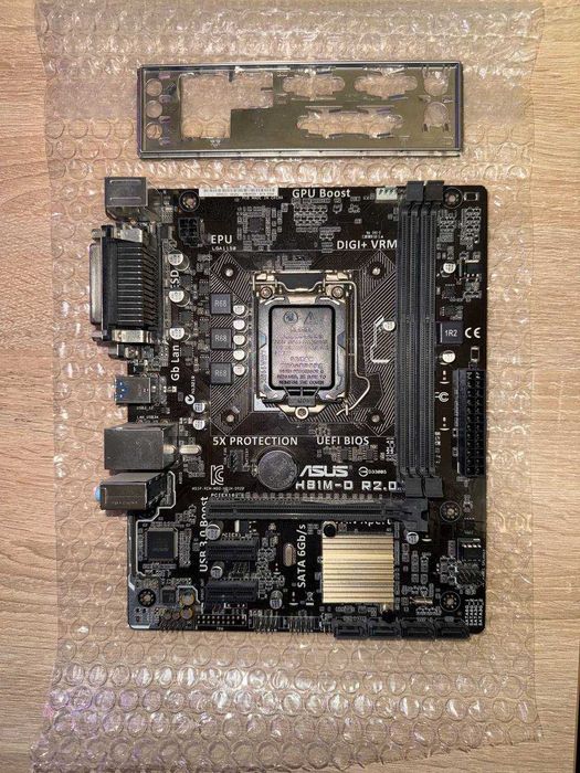 Материнская плата Asus H81M-D R2.0 LGA 1150 (H81M-D R2.0) Б/У