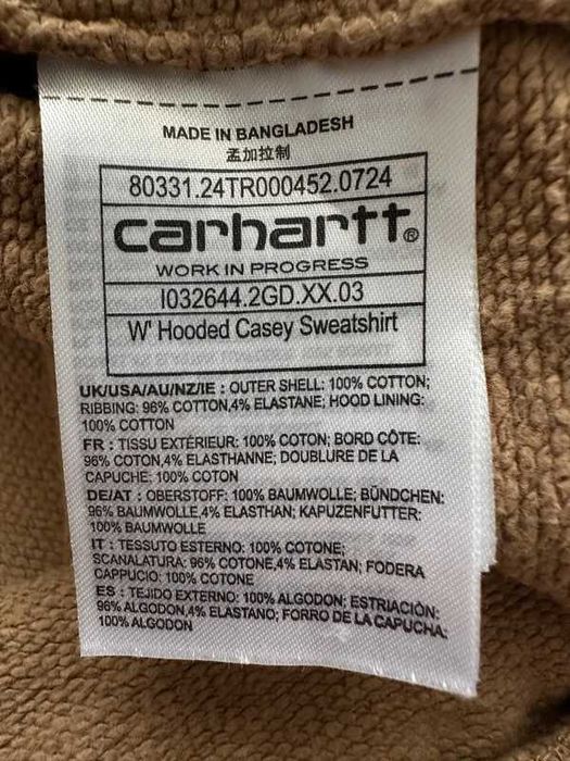 Bluza z kapturem Carhartt S Y2K