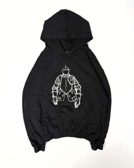 Худі Number Nine hoodie number nine black худи number nine кофта number nine намбер найн кофта чорна opium archive black M L