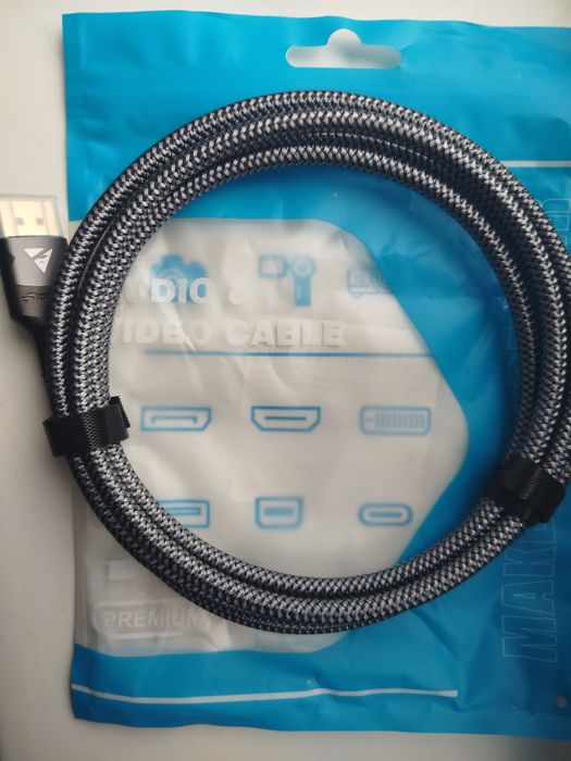 Кабель Displayport 2.1, підтримка 16K 60Hz,  1м
