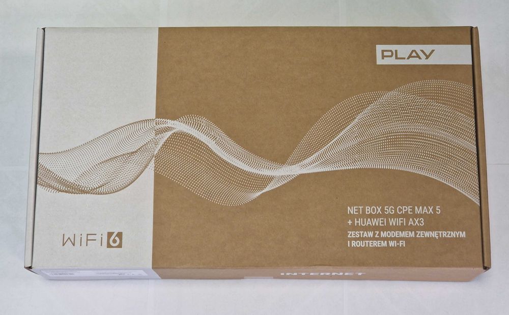 Router NETBOX 5G CPE MAX 5 (H352-381) + HUAWEI WiFi AX3