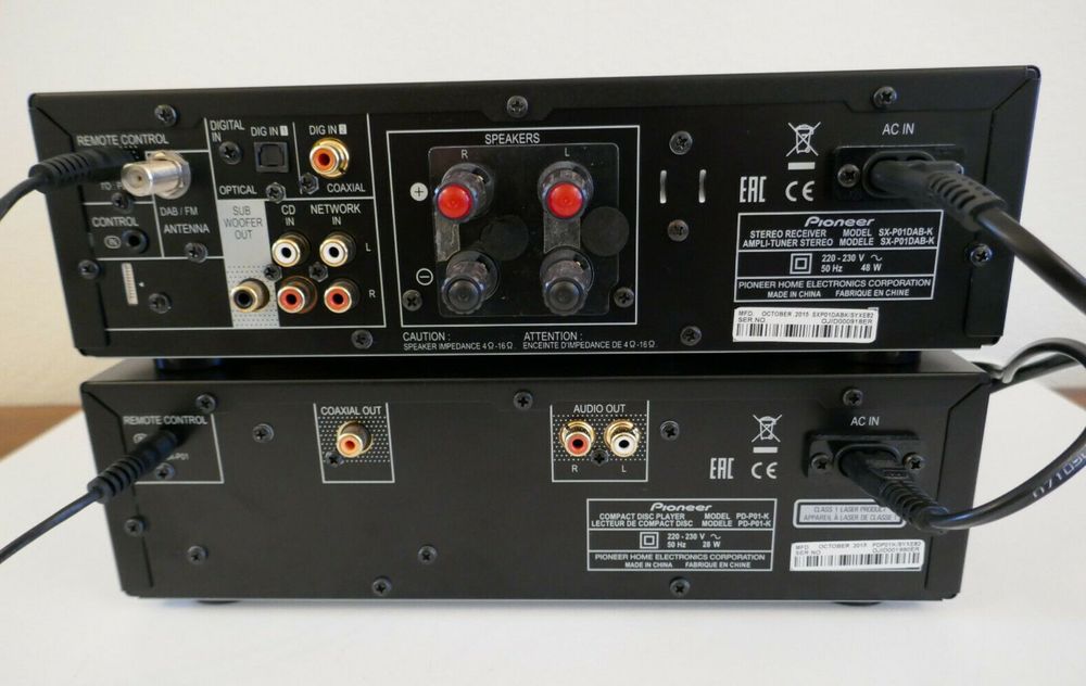 Pioneer XCP02 N-P01-K 3 блоки: медіаплеєр-стрімер, ресівер, CD плеєр