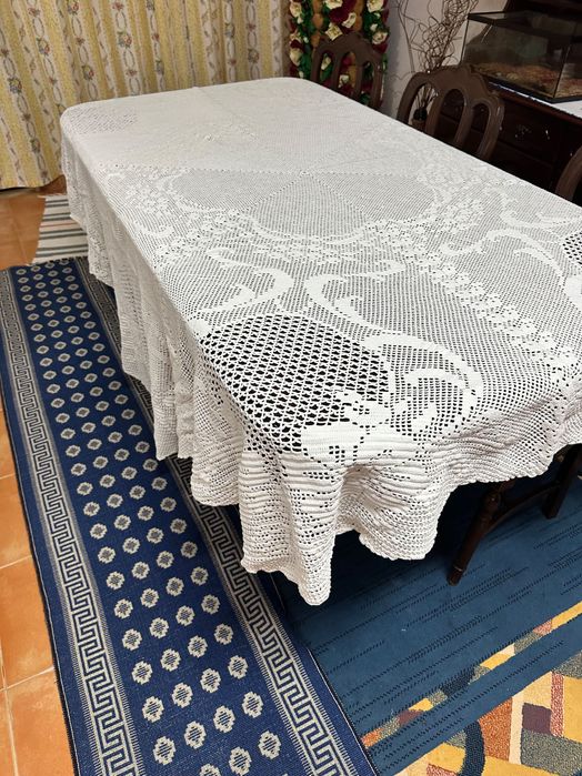 Toalha de mesa em renda