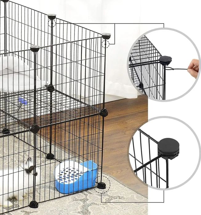 Kojec klatka wybieg zagroda dla zwierząt królika chomika psa kota